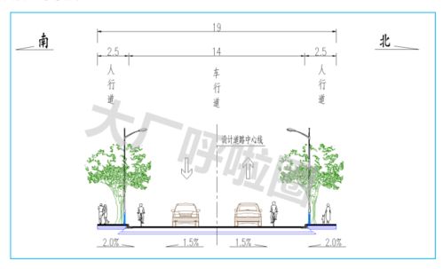 重磅消息 大厂平顶山路终于要维修了 网友曝出施工图设计方案
